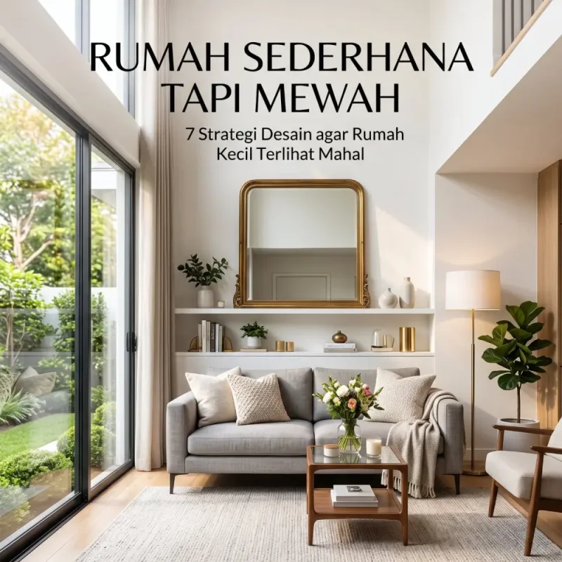 Rumah Sederhana Tapi Mewah: 7 Strategi Desain agar Rumah Kecil Terlihat Mahal