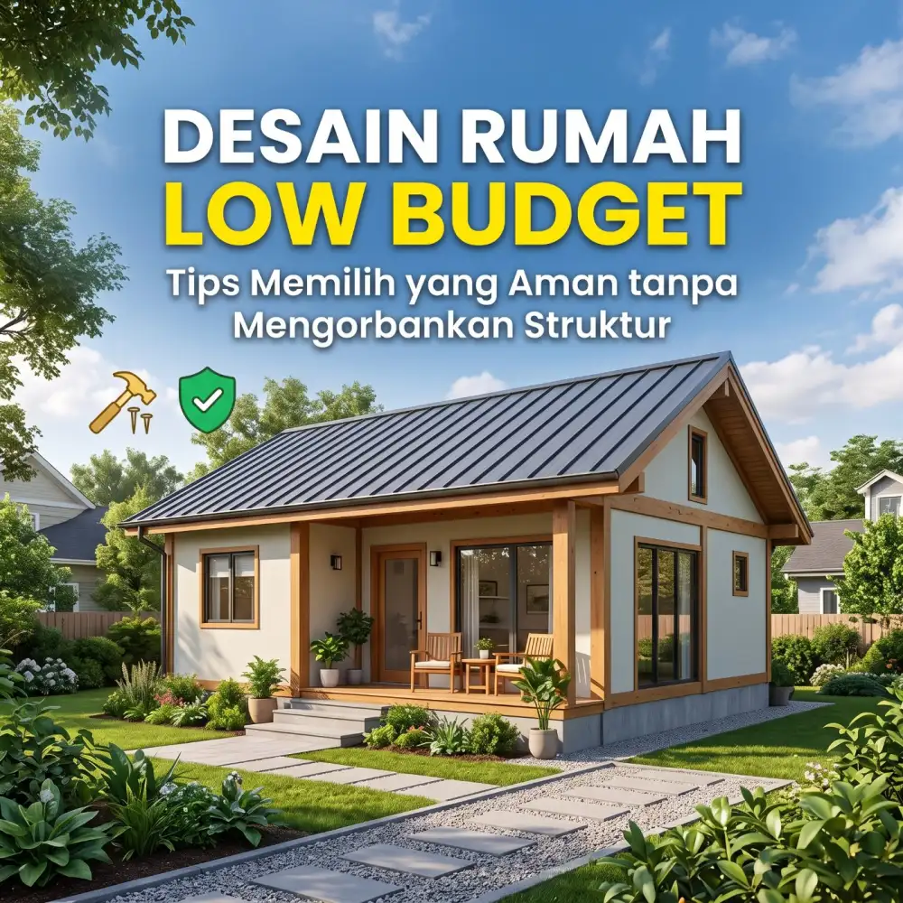 Desain Rumah Low Budget: Tips Memilih yang Aman tanpa Mengorbankan Struktur