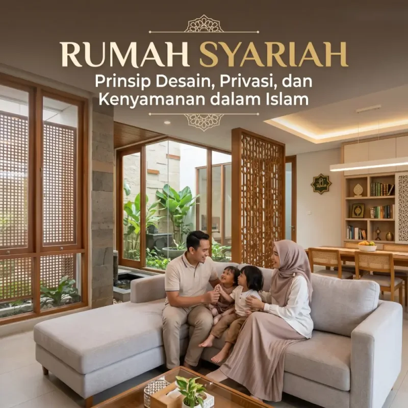 Rumah Syariah: Prinsip Desain, Privasi, dan Kenyamanan dalam Islam