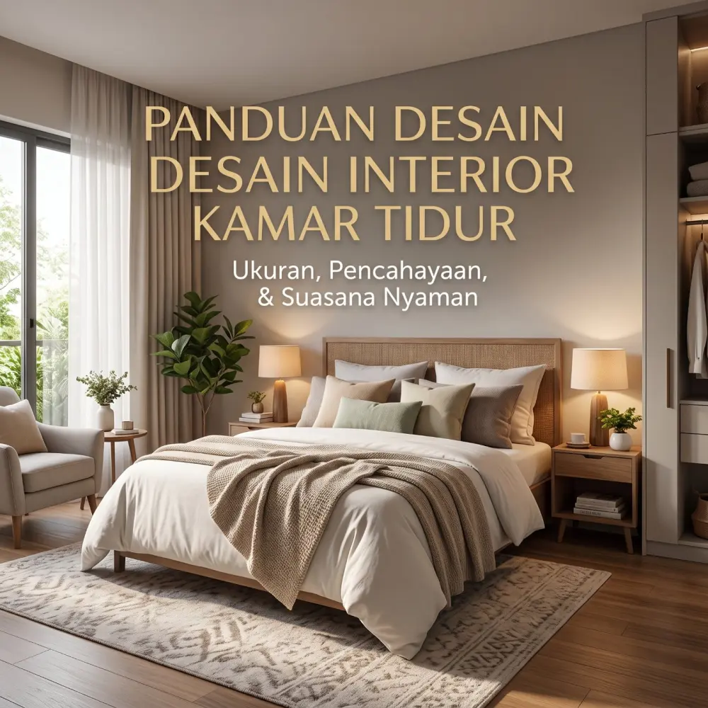 Desain Interior Kamar Tidur: Panduan Ukuran, Pencahayaan, dan Suasana Nyaman
