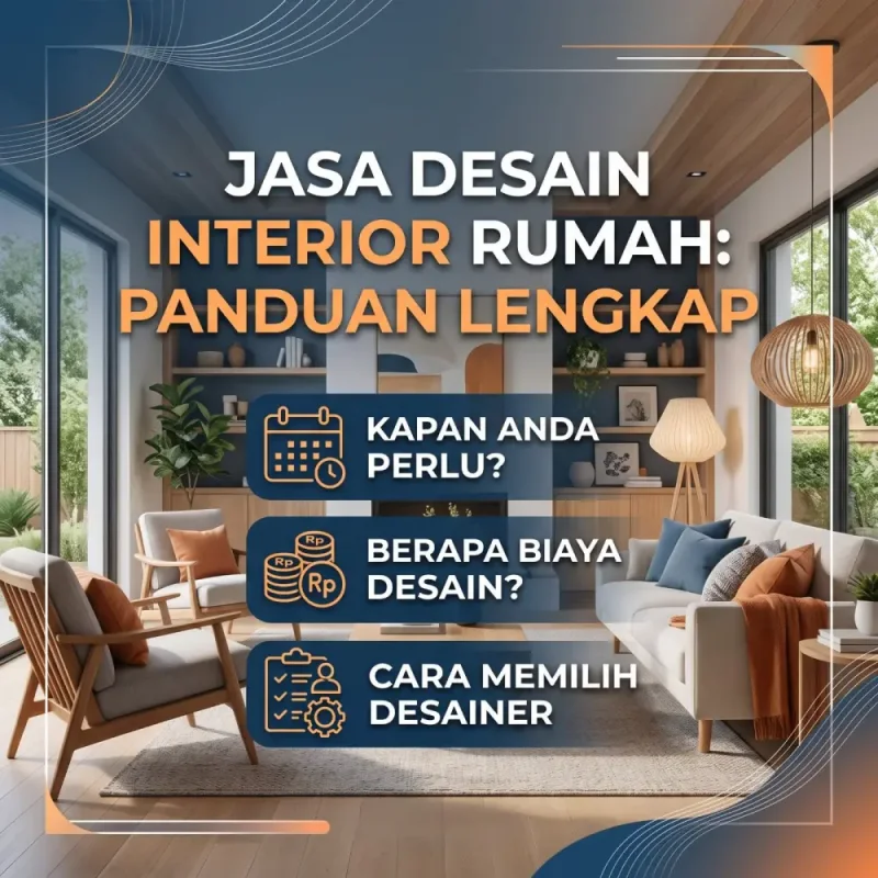 Jasa Desain Interior Rumah: Kapan Perlu, Berapa Biaya, dan Cara Memilih