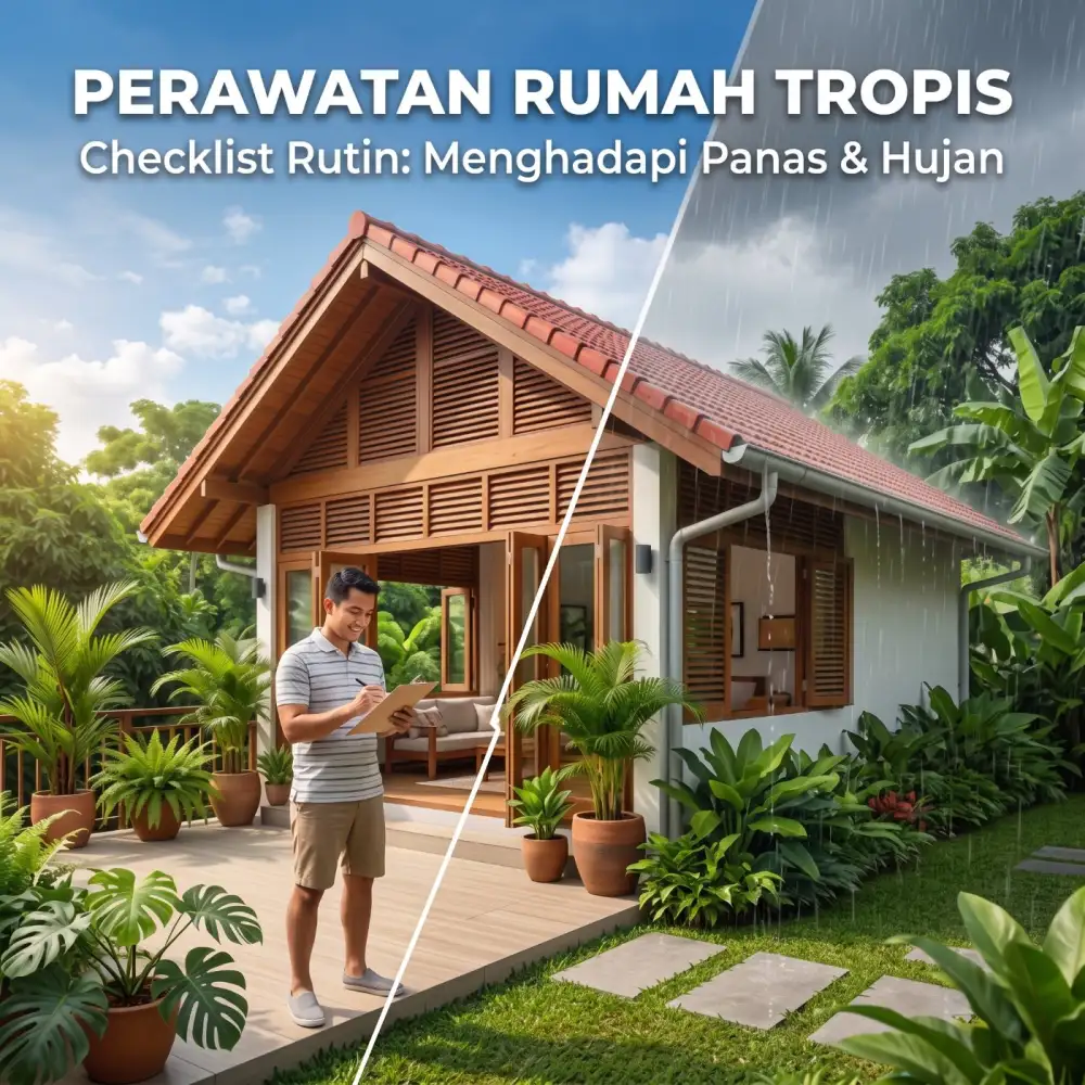 Perawatan Rumah Tropis: Checklist Rutin untuk Menghadapi Panas dan Hujan