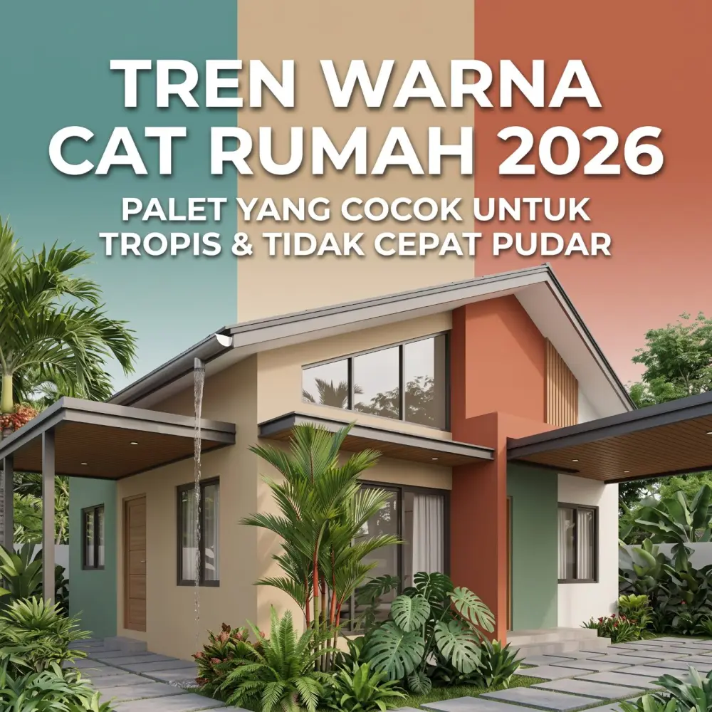 Tren Warna Cat Rumah 2026: Palet yang Cocok untuk Tropis dan Tidak Cepat Pudar