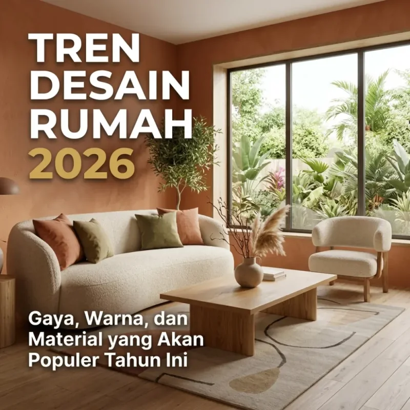 Tren Desain Rumah 2026: Gaya, Warna, dan Material yang Akan Populer Tahun Ini
