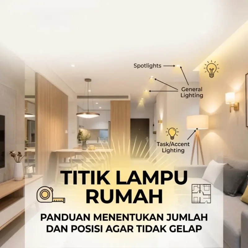 Titik Lampu Rumah: Panduan Menentukan Jumlah dan Posisi agar Tidak Gelap