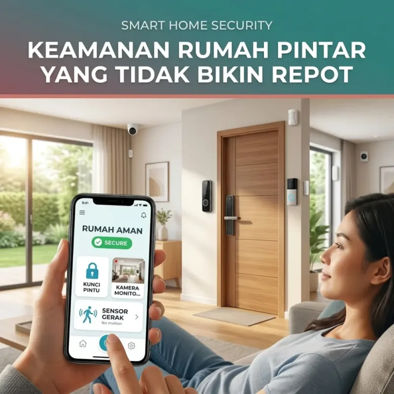Smart Home Security: Keamanan Rumah Pintar yang Tidak Bikin Repot