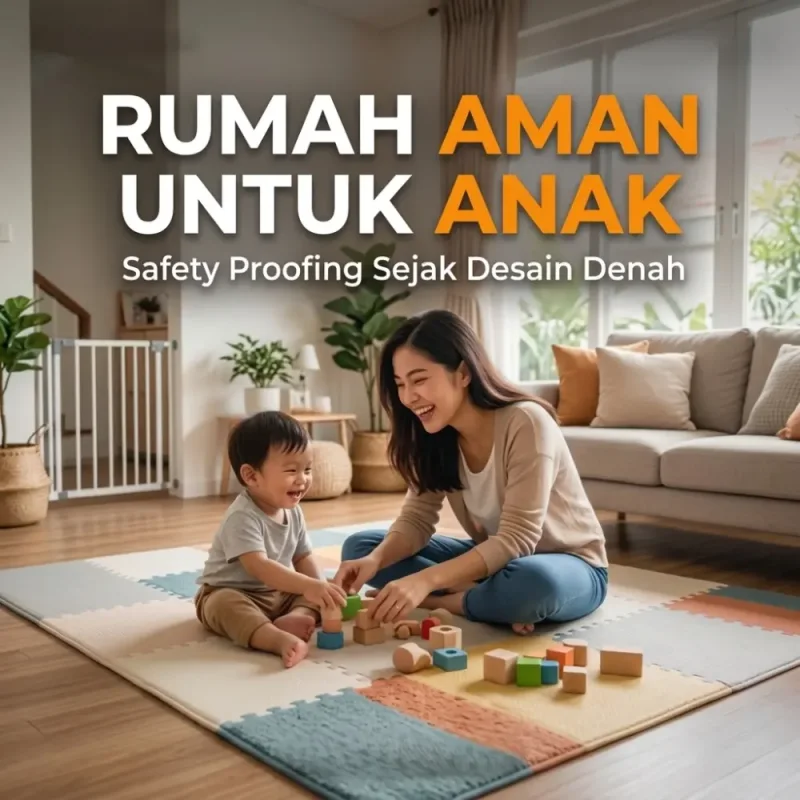 Rumah Aman untuk Anak: Safety Proofing Sejak Desain Denah
