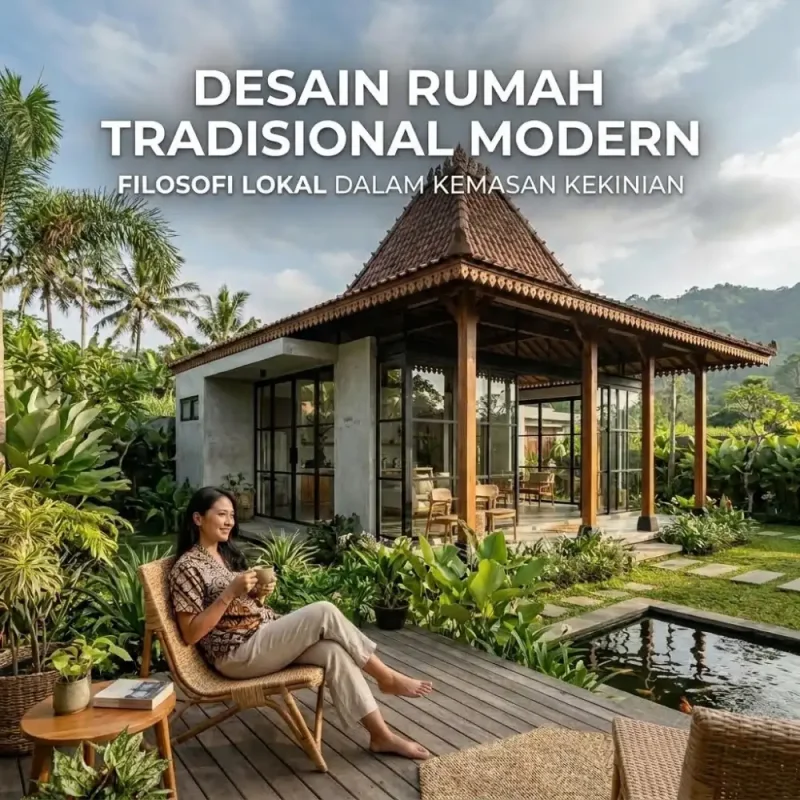 Desain Rumah Tradisional Modern: Filosofi Lokal dalam Kemasan Kekinian