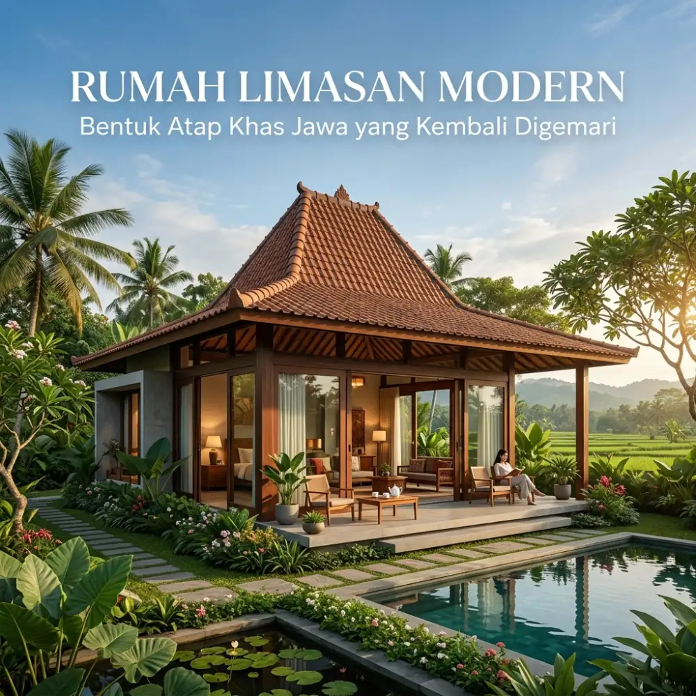 Rumah Limasan Modern: Bentuk Atap Khas Jawa yang Kembali Digemari