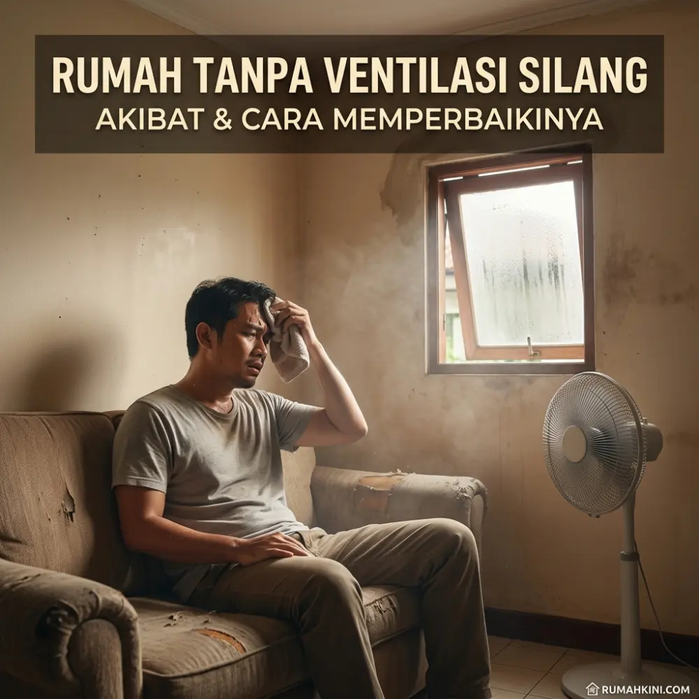 Rumah Tanpa Ventilasi Silang: Akibat dan Cara Memperbaikinya