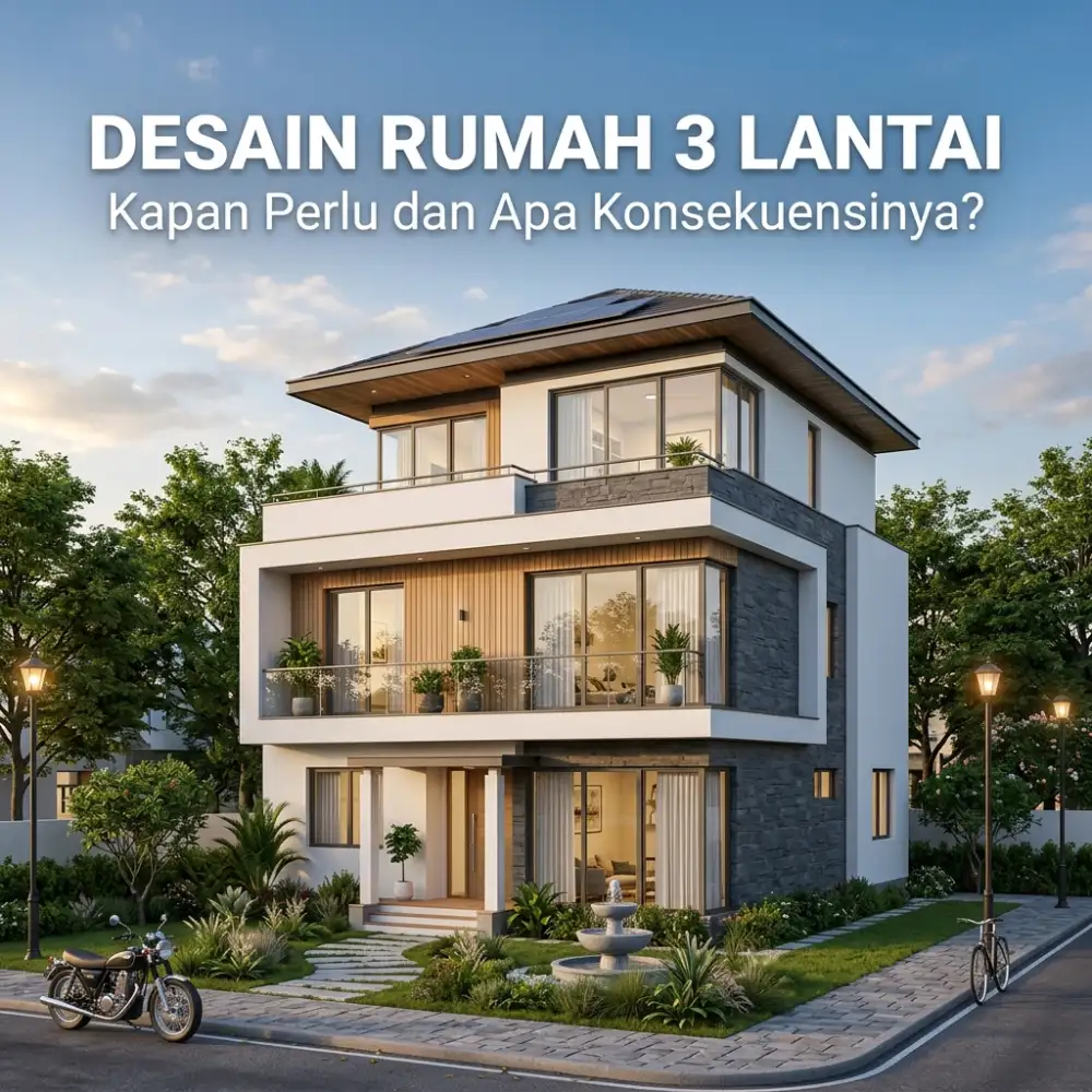 Desain Rumah 3 Lantai: Kapan Perlu dan Apa Konsekuensinya?