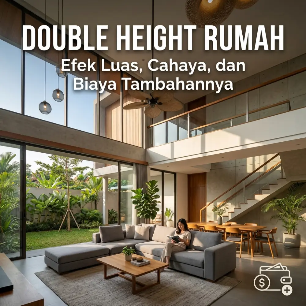 Double Height Rumah: Efek Luas, Cahaya, dan Biaya Tambahannya