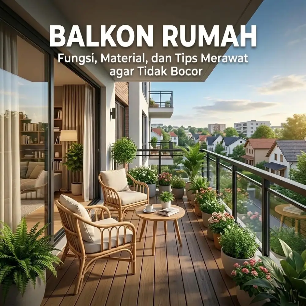 Balkon Rumah: Fungsi, Material, dan Tips Merawat agar Tidak Bocor