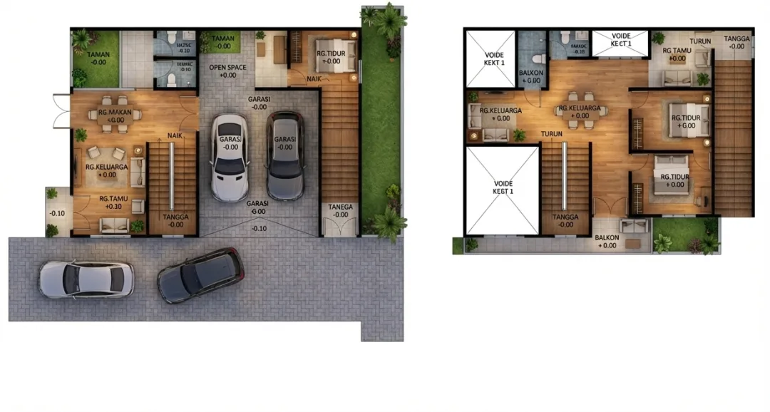Rumah 10x13 - 2 Lantai #2