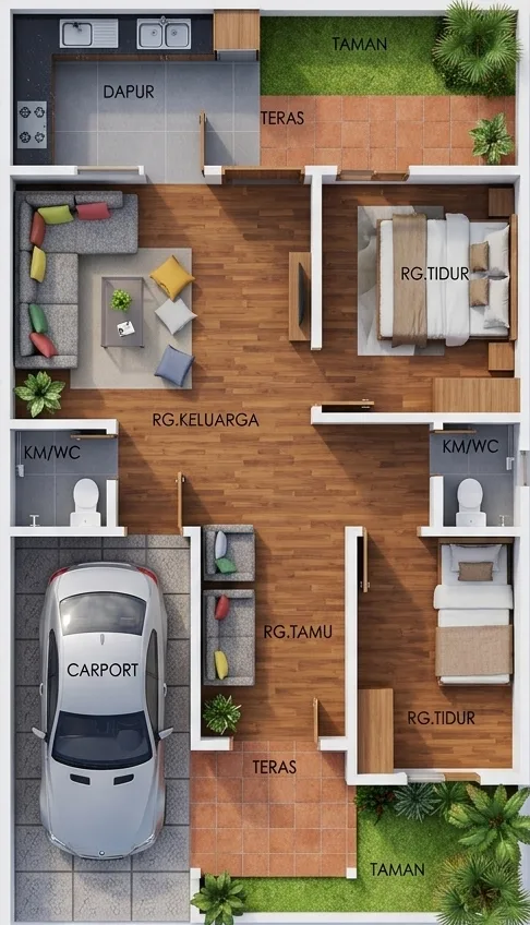 Rumah 10x7 #2