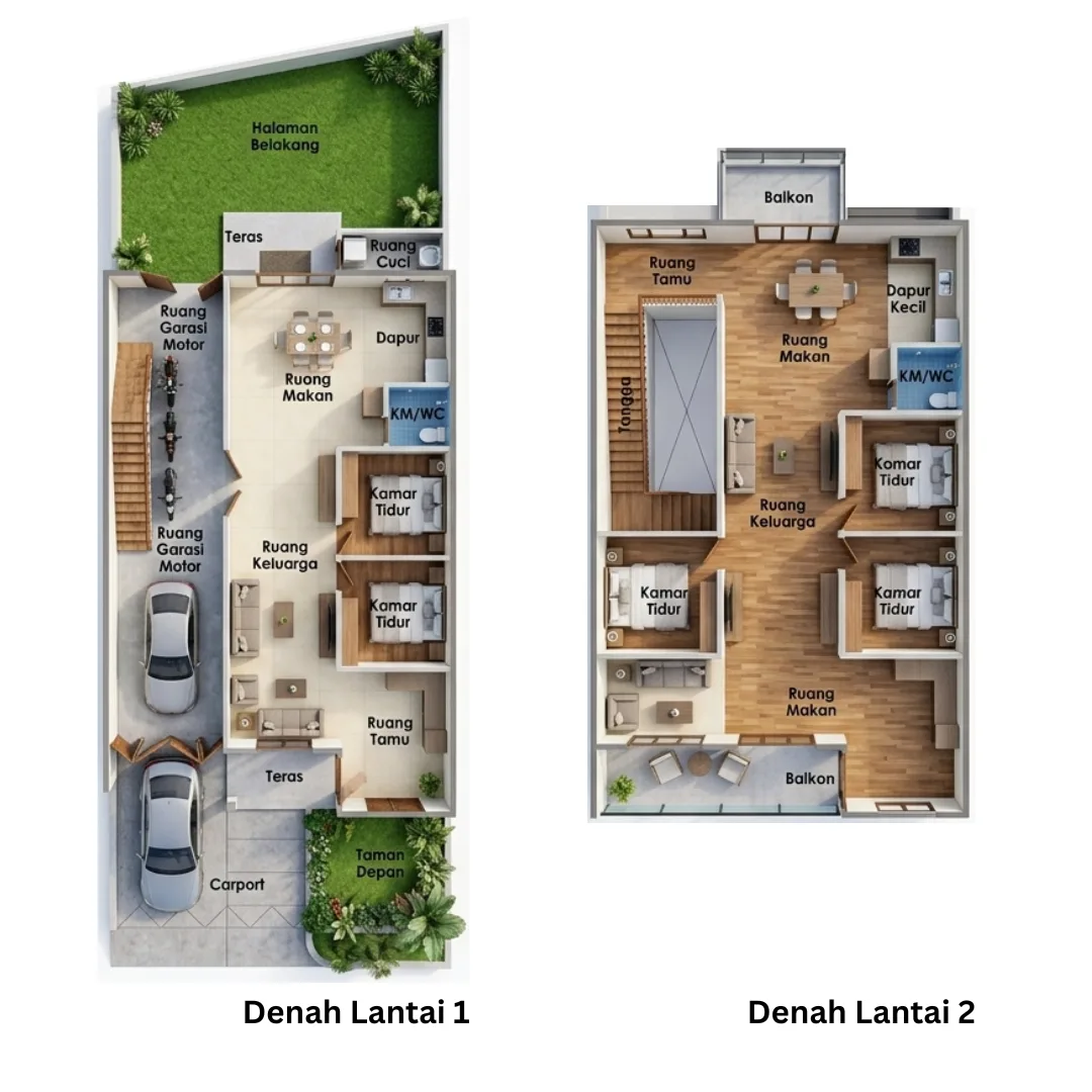 Rumah 16x11 - 2 Lantai #3
