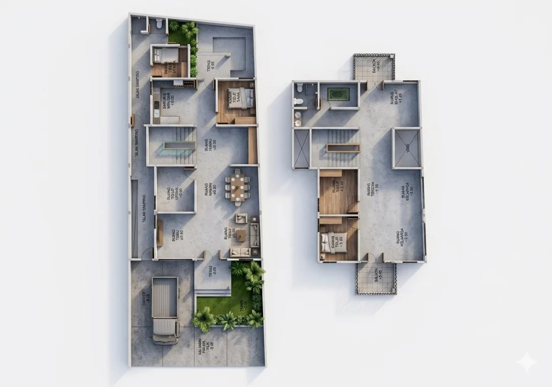 Rumah 17x9 - 2 Lantai #3
