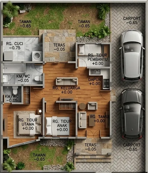 Rumah 9x7 #3